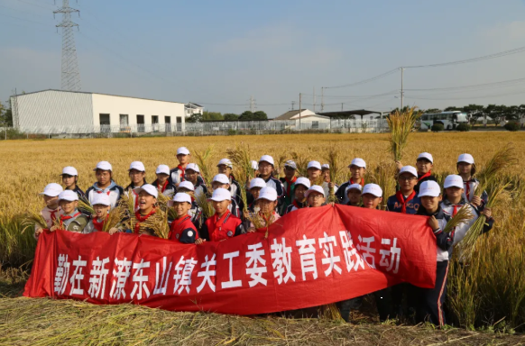 渡口闻稻香，田园探新知——莫厘实验小学关工委“庆丰收”主题活动
